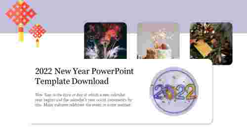 2022 New Year PowerPoint Template Download